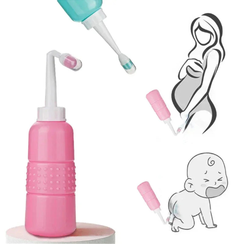 350/500ml Baby Showers Portable Handheld Bidet Sprayer for Pregnant Women Perineal Recovery Cleansing After Birth Hygiene Bottle