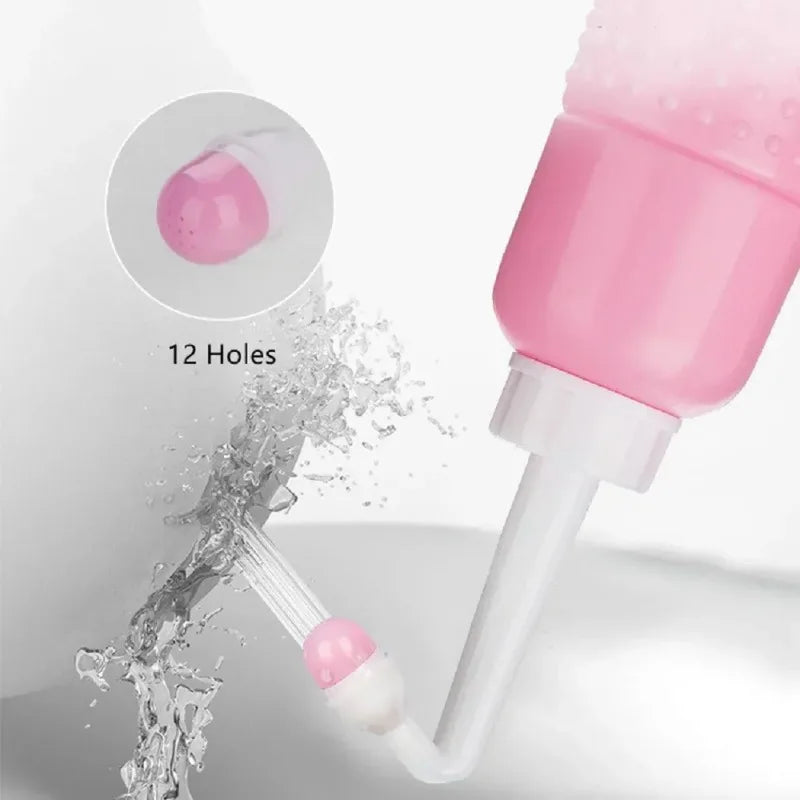 Baby Showers Portable Hand Held Bidet Sprayer Maternity Washer for Perineal Recovery Cleansing After Birth Hygiene Bottle