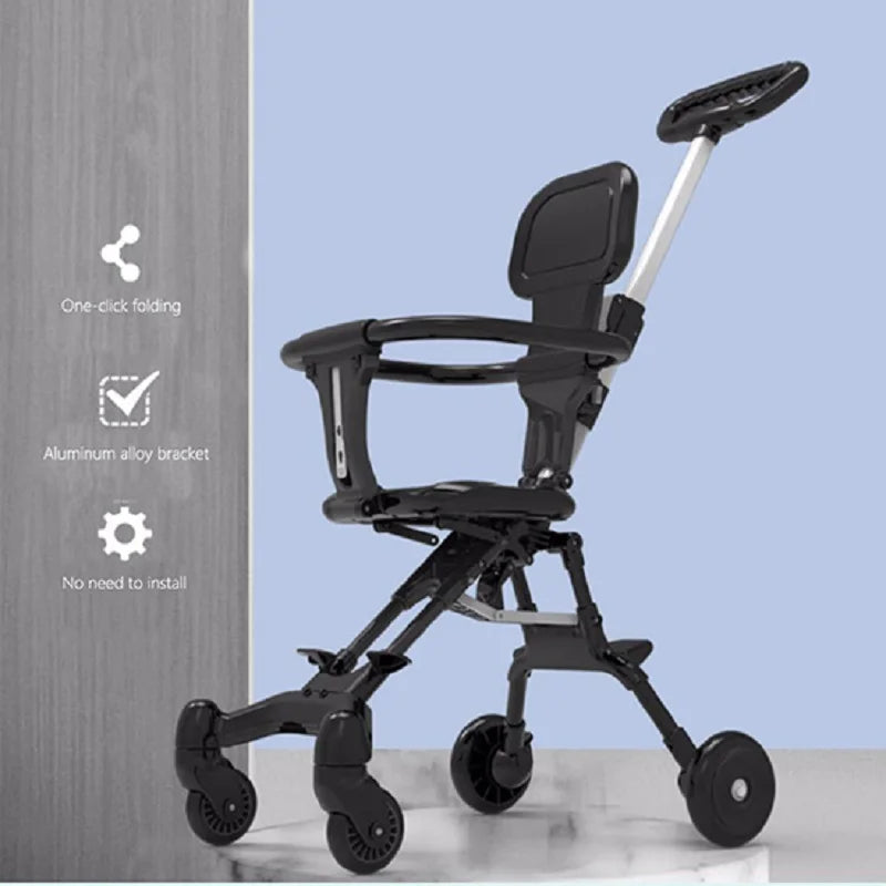 IMBABY Baby Stroller Portable And Foldable Two-way Seat, Suitable For All Seasons Safe Travel For Newborns Lightweight Travel