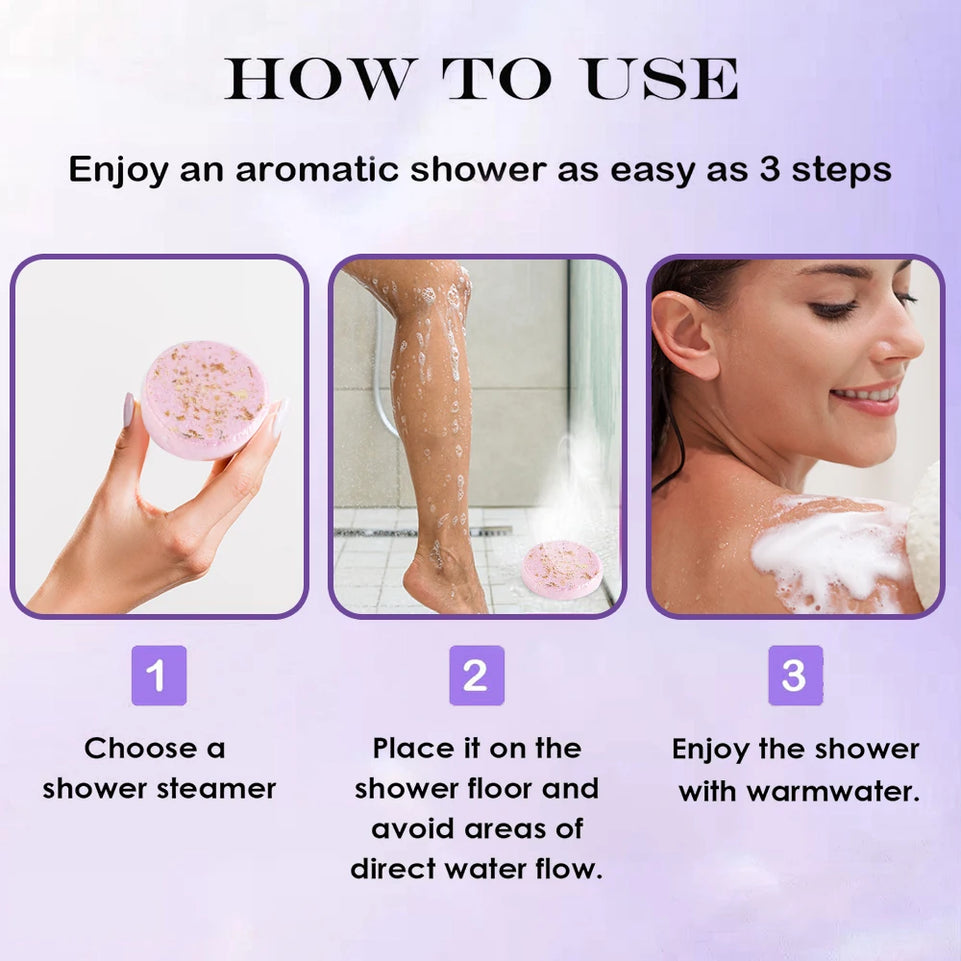 Shower Steamers Aromatherapy - Birthday Gifts for Women, 12 Pack Shower Bombs with Essential Oils. Gifts for Her, Self Care Spa