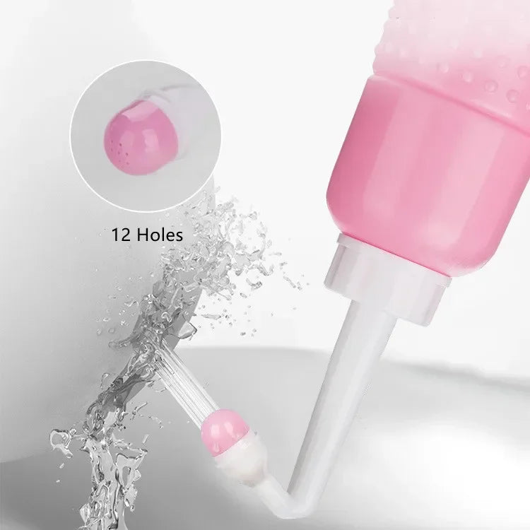 Baby Showers Portable Hand Held Bidet Sprayer Maternity Washer for Perineal Recovery Cleansing After Birth Hygiene Bottle